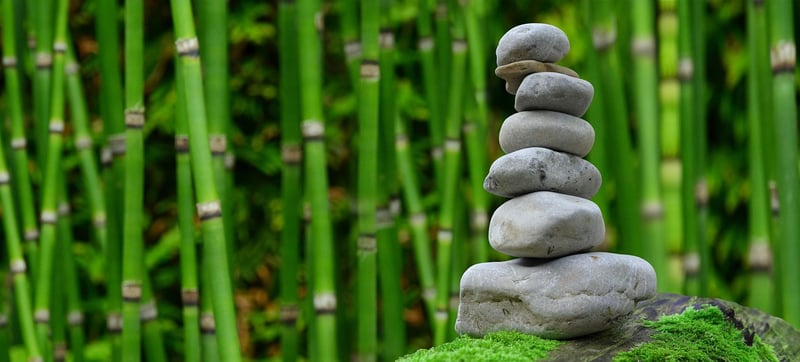 Zen Bamboo Statues